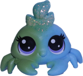 #7 Mini Crab "Seafoam Dazzleshell"