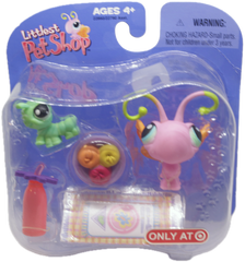 Collectible Pets: Butterfly #299 and Inchworm