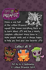 Littlest Brainrot Mascot Sticker - Mona