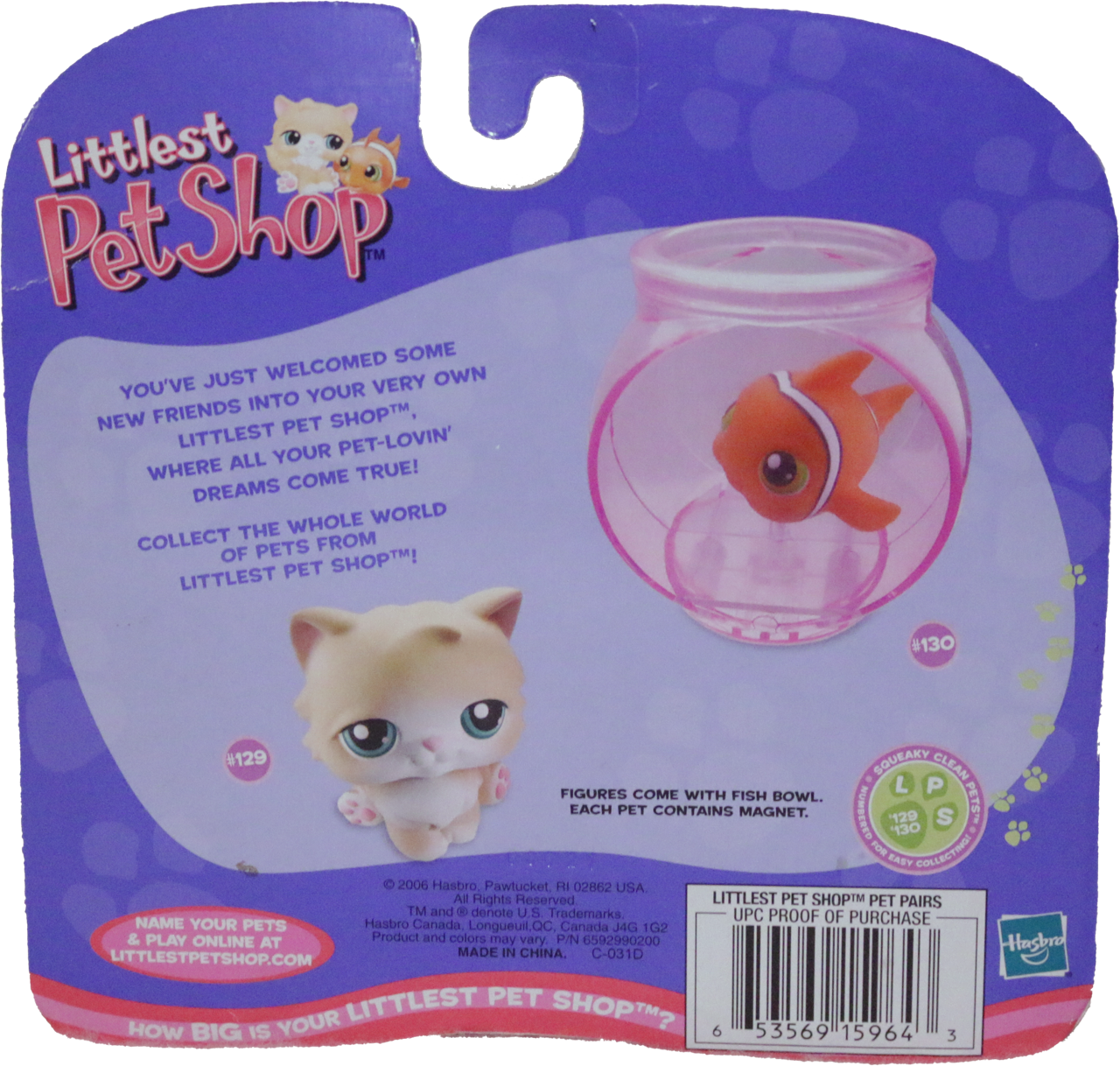 Pet Pairs: Persian Cat and Fish #129 #130