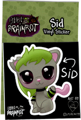 Littlest Brainrot Mascot Sticker - Sid