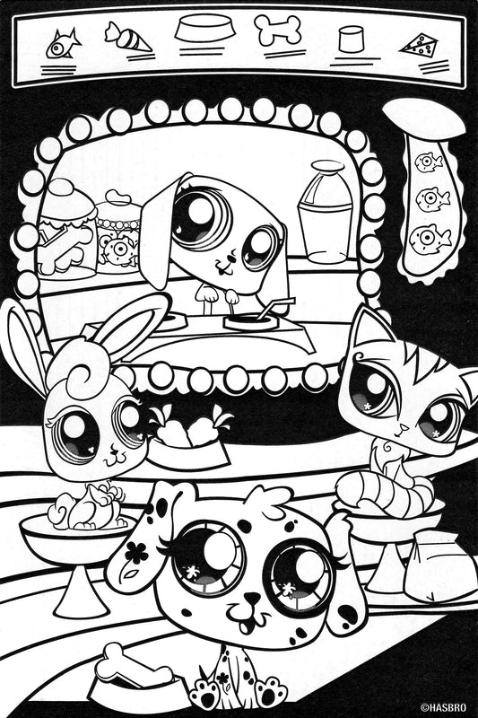 Magic Reveal! Paint Studio Coloring Pages