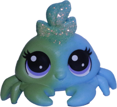 #7 Mini Crab "Seafoam Dazzleshell"