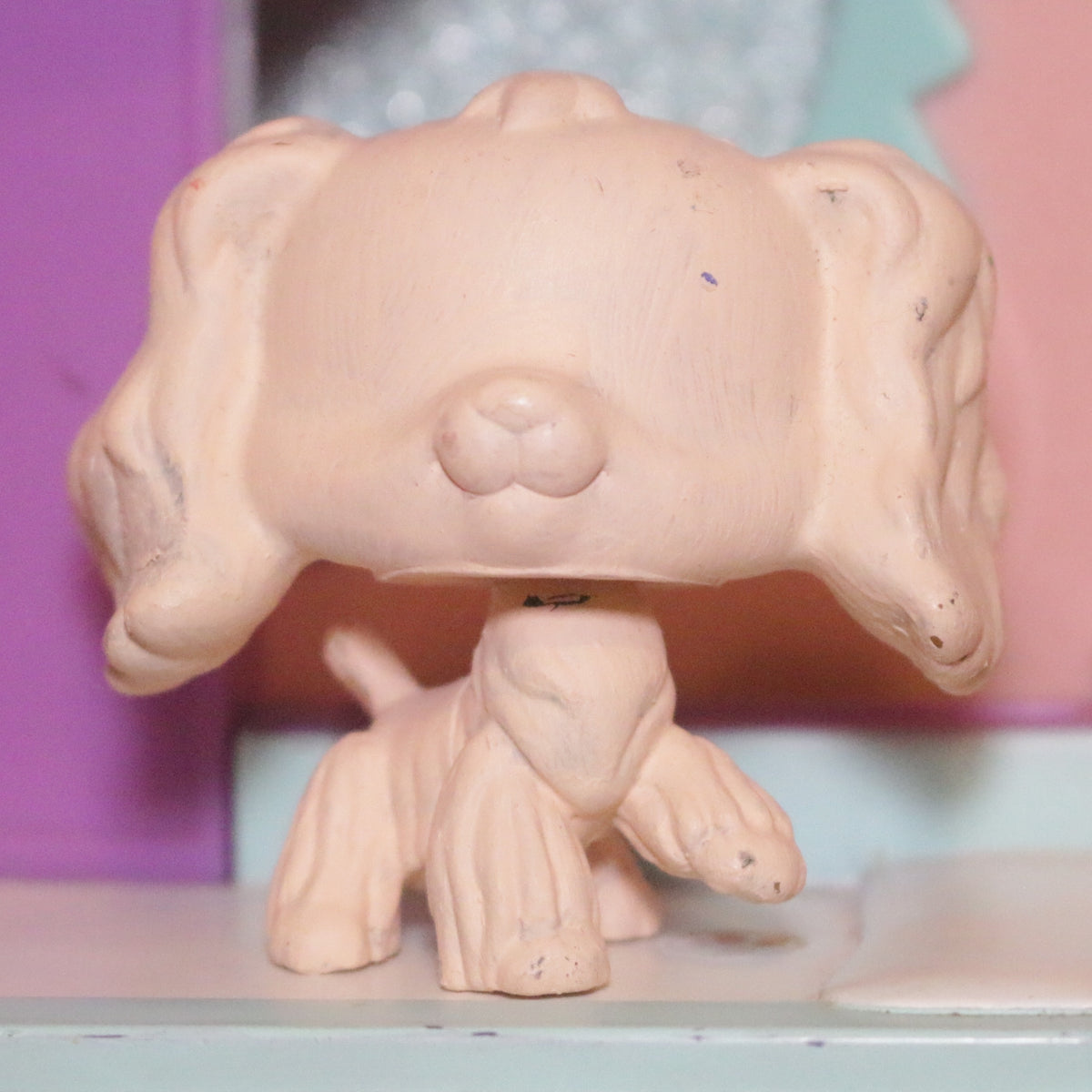 LPS #1318 Cocker Spaniel (Damaged; Custom Base)