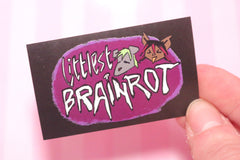 Littlest Brainrot Logo Sticker