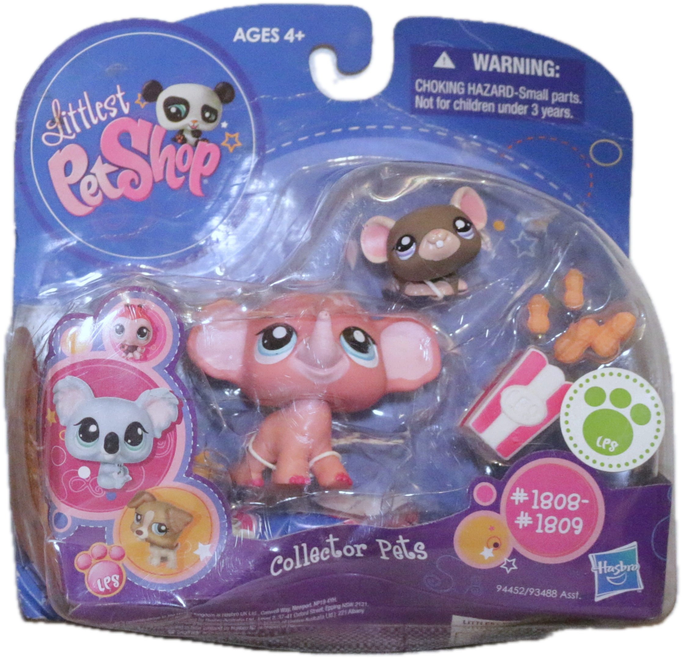 Collector Pets: Elephant and Mouse #1808 #1809