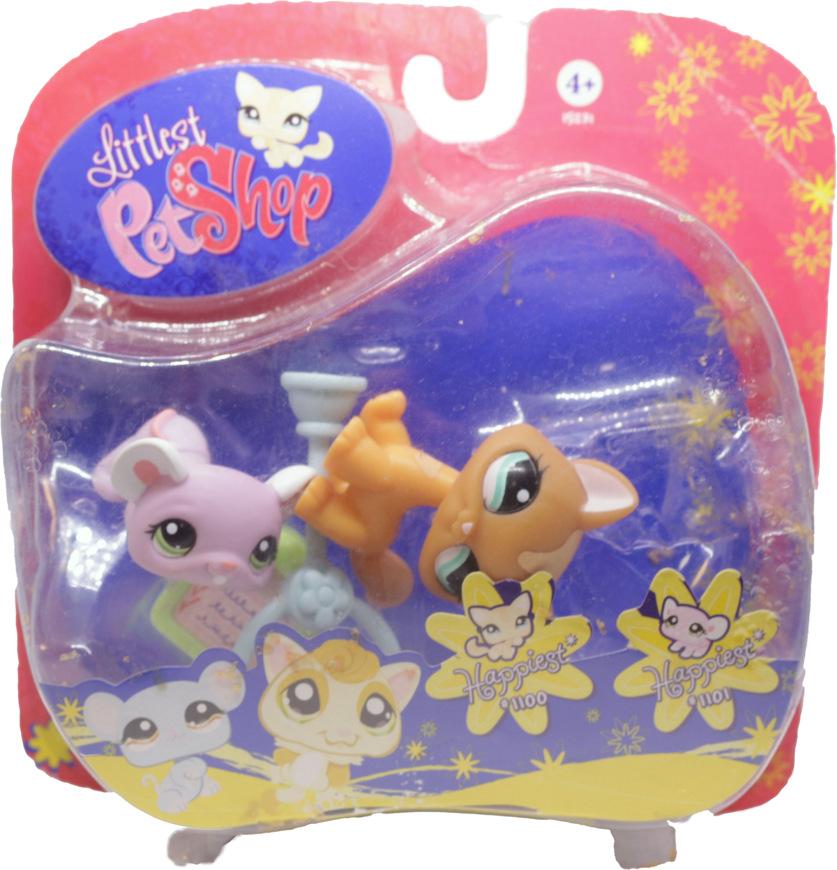 Pet Pairs: Happiest Destiny Cat and Mouse #1100 #1101 (LOOSE)