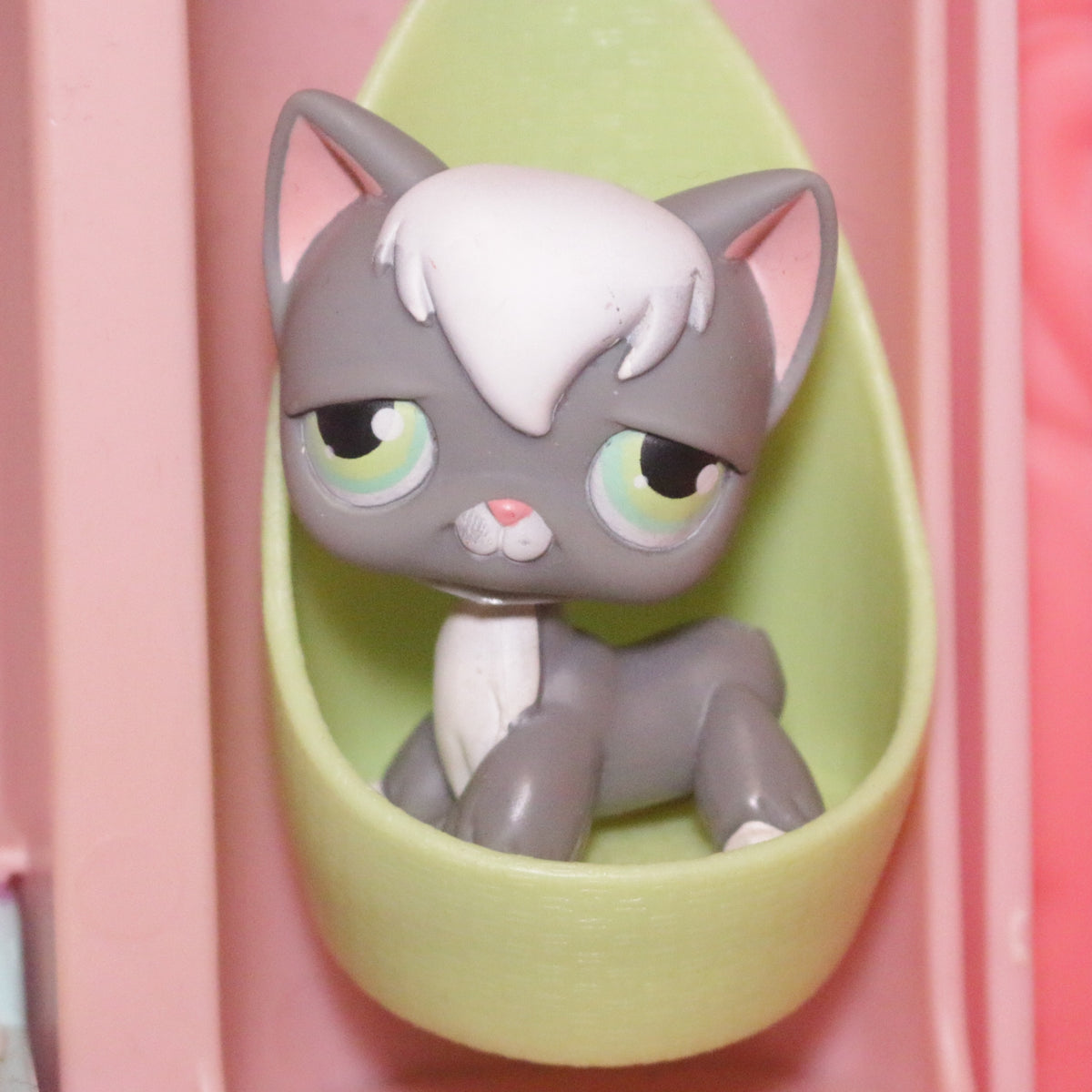 LPS No # Angora Longhair Cat (Missing Tail)