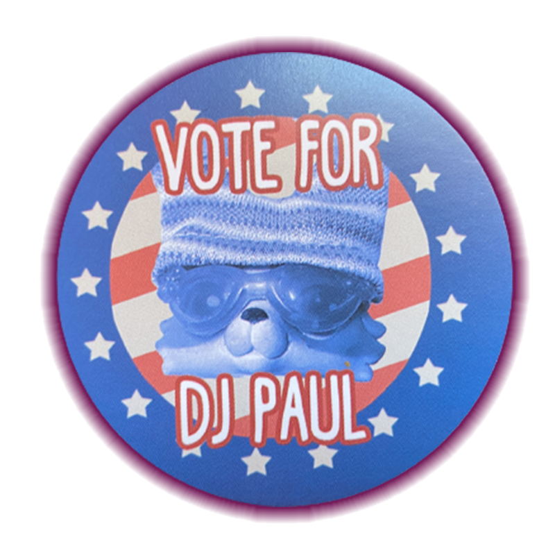 "Vote for DJ Paul" Sticker